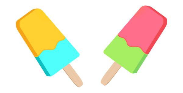 Наклейки мороженое на палочке