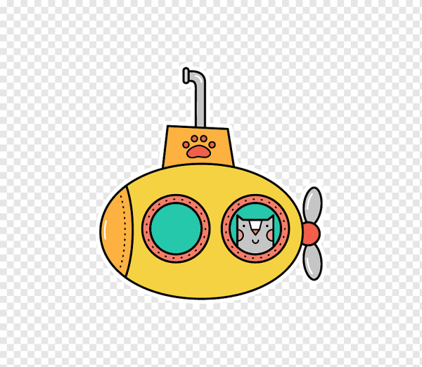 Подводные лодки мультяшные