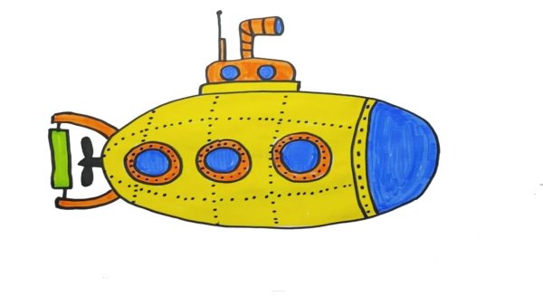 Подводная лодка для дошкольников
