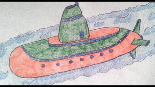 Подводные лодки мультяшные