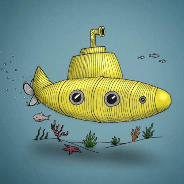 Рисование подводная лодка