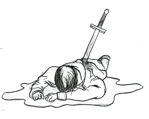 Рисунок и МЮРДЕР убивц