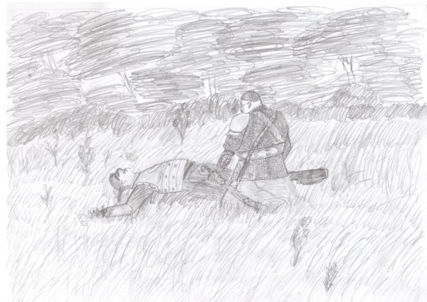 Убийство рисунок карандашом