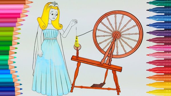 Веретено нарисовать