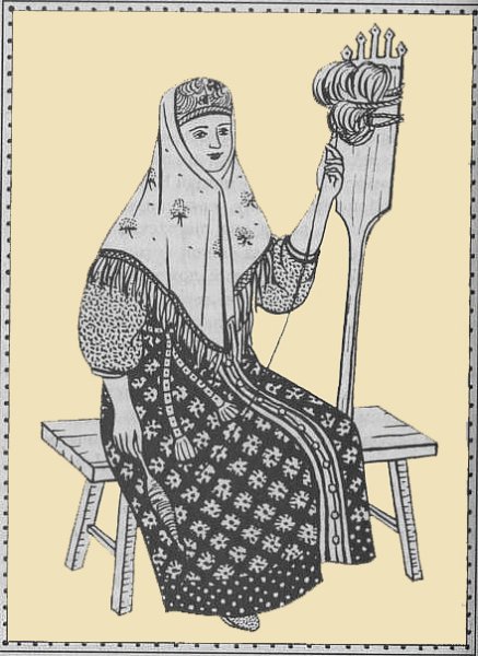 Прялка Славянская Веретено