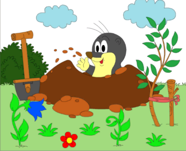 Крот для детей