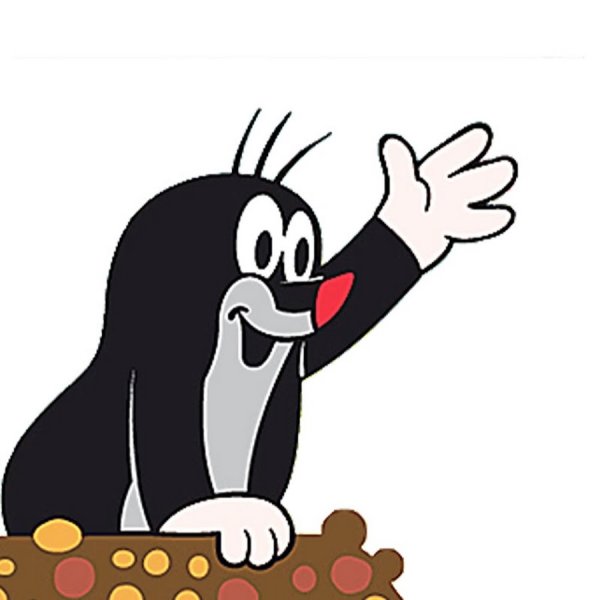 Крот из мультика