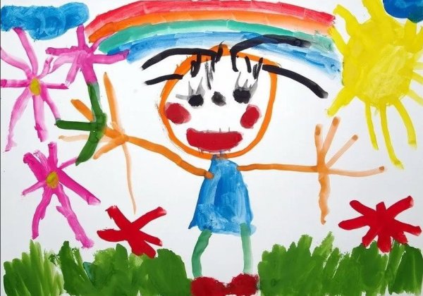 Детские рисунки 3 года