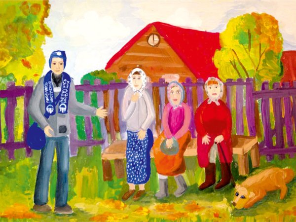 Детские рисунки на тему перепись населения 2020