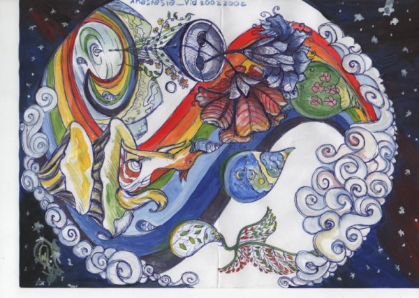 Разноцветные капли 2021