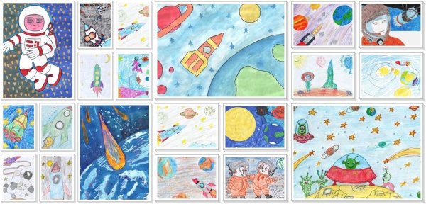 Празднование нового года рисунок