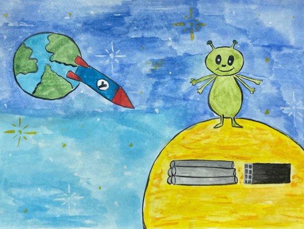 Рисование “таинственный космос