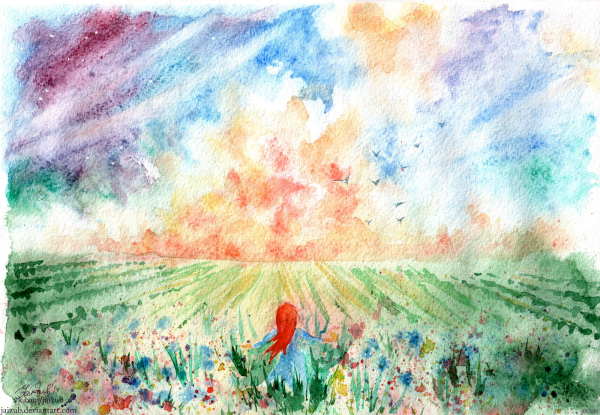 РДЕТСКИ ерисунки акварелью