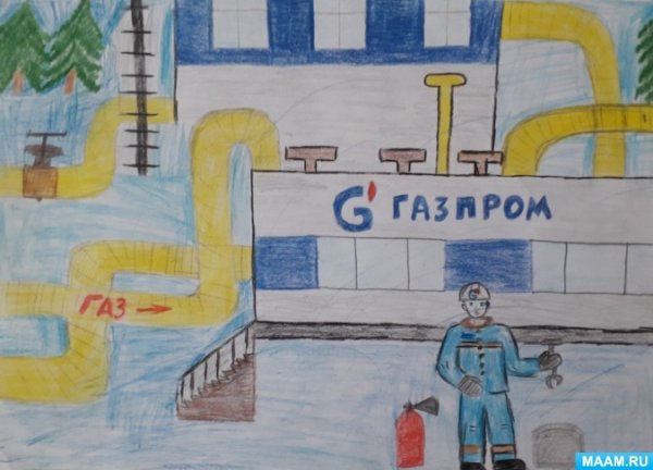 Профессия Газовик рисунки