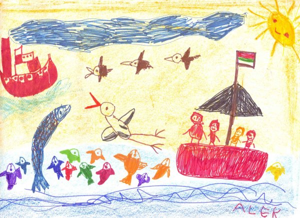 Детские рисунки карандашом