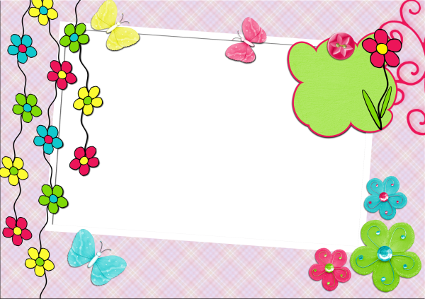 Рамки для текста детские горизонтальные