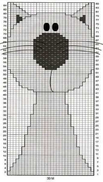 Схемы для вывязывания рисунков