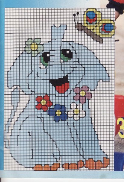 Рисунки для вывязывания на детских вещах