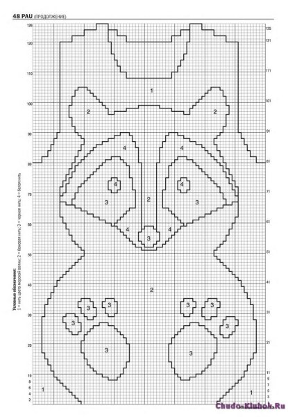 Жаккард заяц спицами