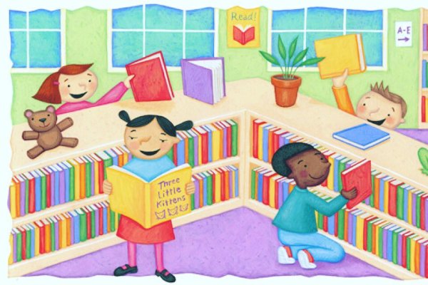 Рисование с детьми на тему библиотека