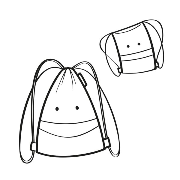 Рюкзак нарисованный