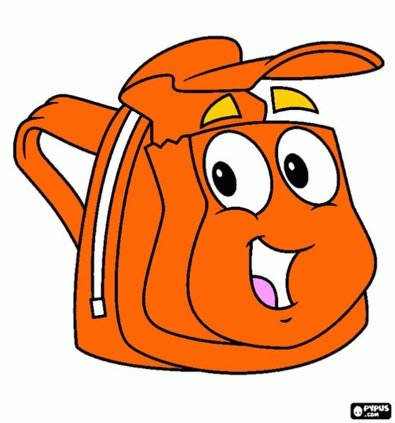 Мультяшный школьный рюкзак