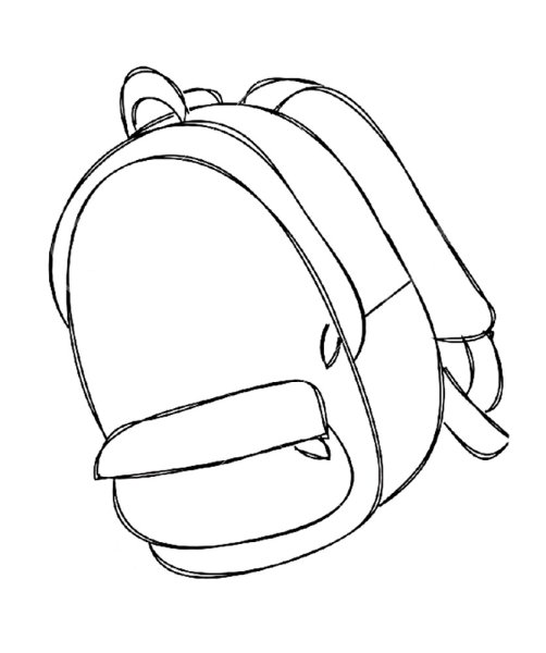 Рюкзак раскраска для детей