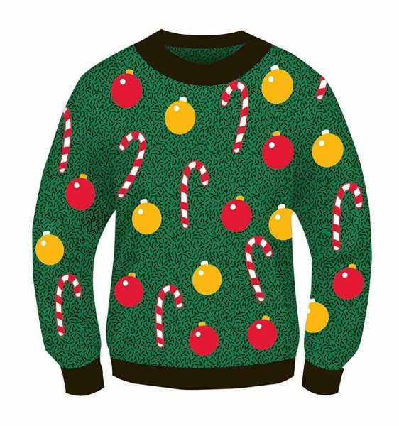 Трафарет свитера для рисования