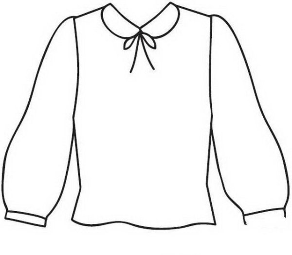 Свитер трафарет