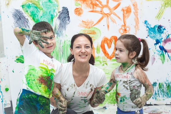 Свободное рисование краски