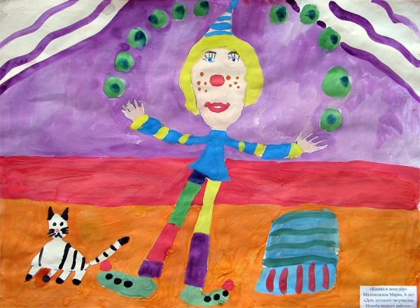 Рисование цирка детьми