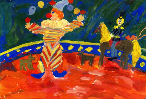 Художник в цирке