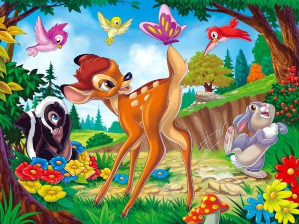 Герои Олененок Бэмби