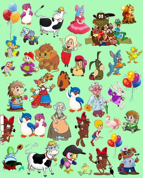 Персонажи мультфильмов