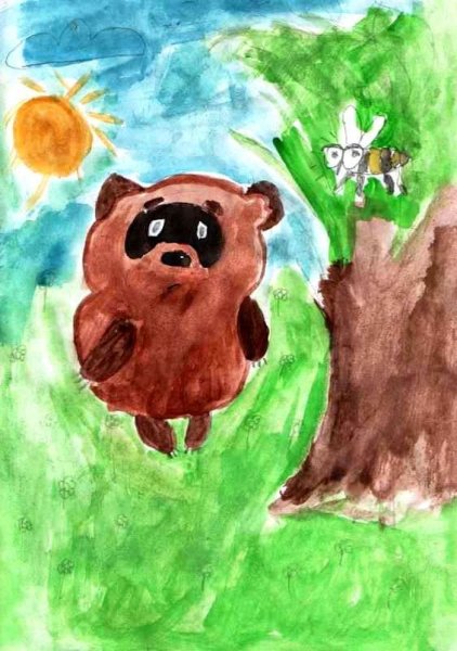 Винни пух для рисования