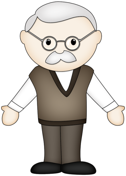 Нарисованный дед