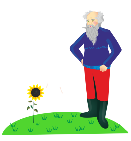 Изображение дедушки для детей