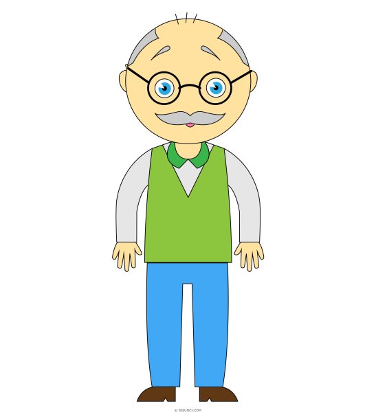 Нарисовать дедушку