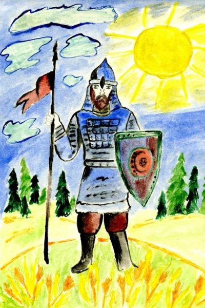 Древнерусские воины защитники