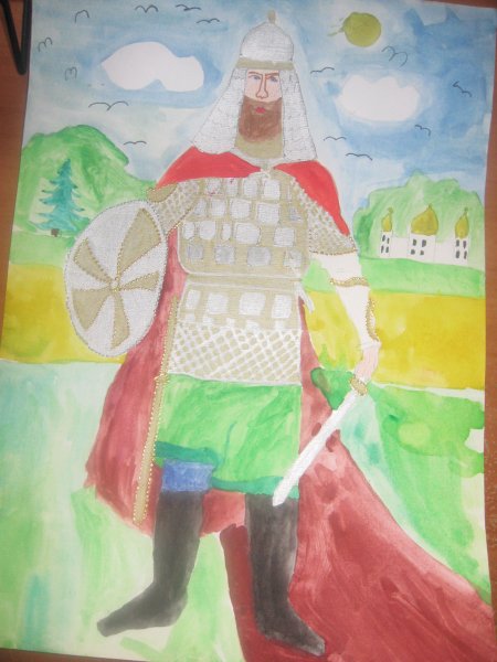 Детские рисунки богатырей