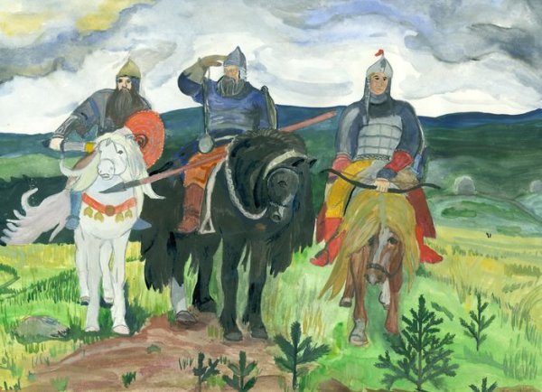 Илья Муромец картина Васнецова