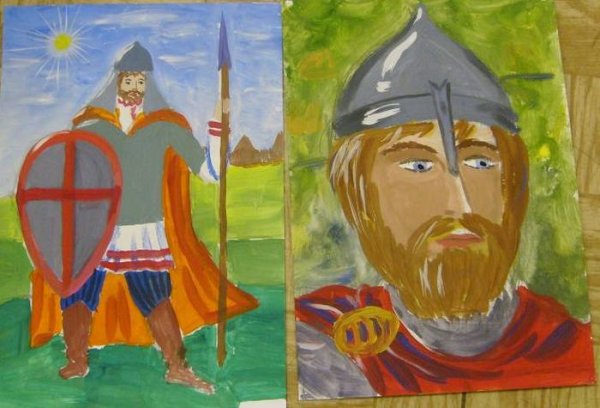 Древнерусские воины-защитники. (1-Й из 1 ч.)