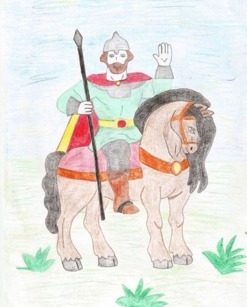 Иллюстрация к былине три поездки Ильи Муромца