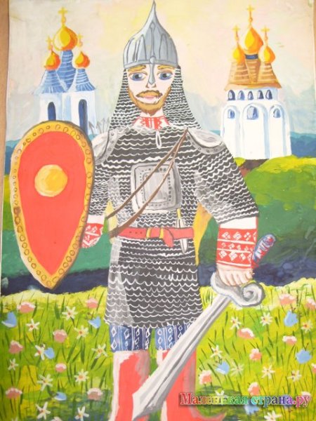 Древнерусский воин-защитник (богатырь)