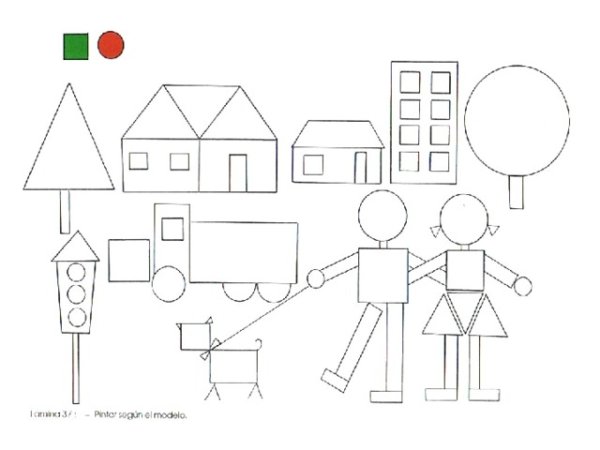 Рисование из геометрических фигур