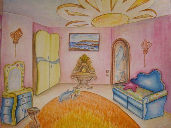 Эскиз детской комнаты