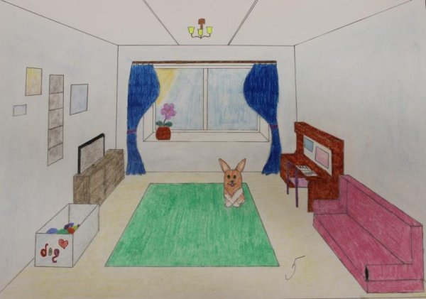 Моя комната рисунок