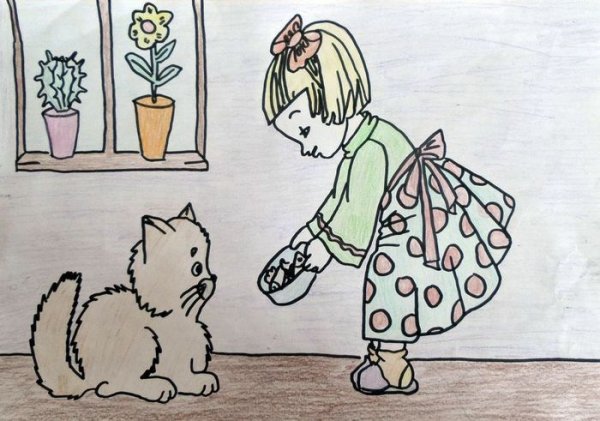 Рисование на тему доброта