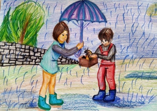 Иллюстрация на тему доброта