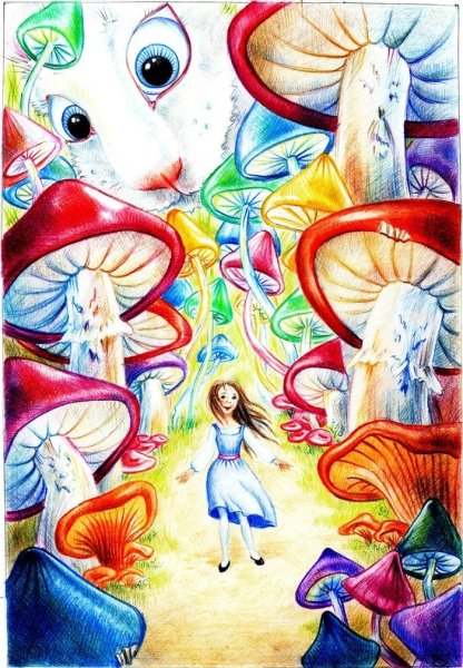 Иллюстрации к сказке Алиса в стране чудес